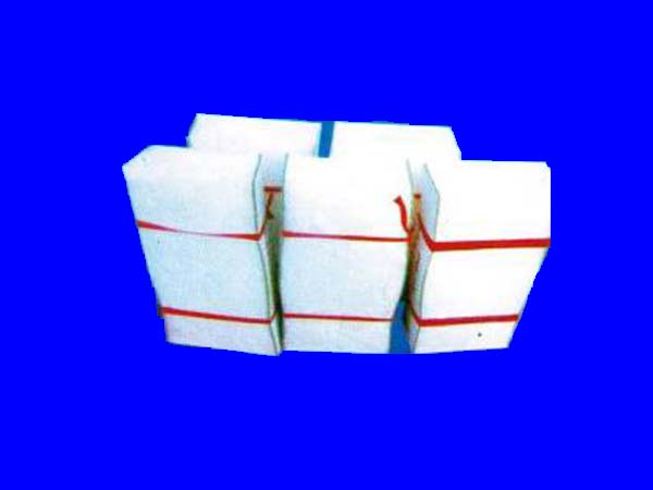 Polycrystalline alumina fiber veneer block